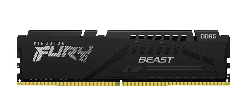 KF556C40BB-8 Kingston FURY Beast Black 8GB PC5-44800 DDR5-5600MHz non-ECC Unbuffered CL40 288-Pin DIMM 1.25V Memory Module