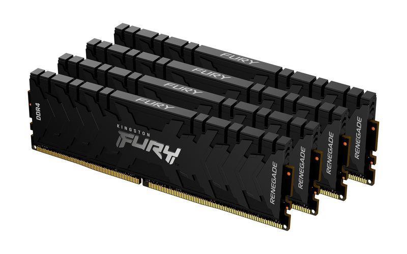KF556R28RBEK4-64 Kingston FURY Renegade Pro 64GB Kit (4 x 16GB) PC5-44800 DDR5-5600MHz ECC Registered CL28 288-Pin DIMM 1.35V Memory