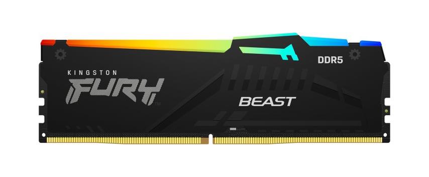 KF560C36BBEA-16 Kingston FURY Beast RGB 16GB PC5-48000 DDR5-6000MHz non-ECC Unbuffered CL36 288-Pin DIMM 1.35V Memory Module