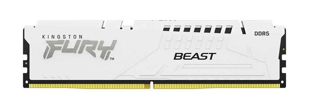 KF560C36BWE-32 Kingston FURY Beast White 32GB PC5-48000 DDR5-6000MHz Non-ECC Unbuffered CL36 288-Pin DIMM 1.35V Dual Rank Memory Module