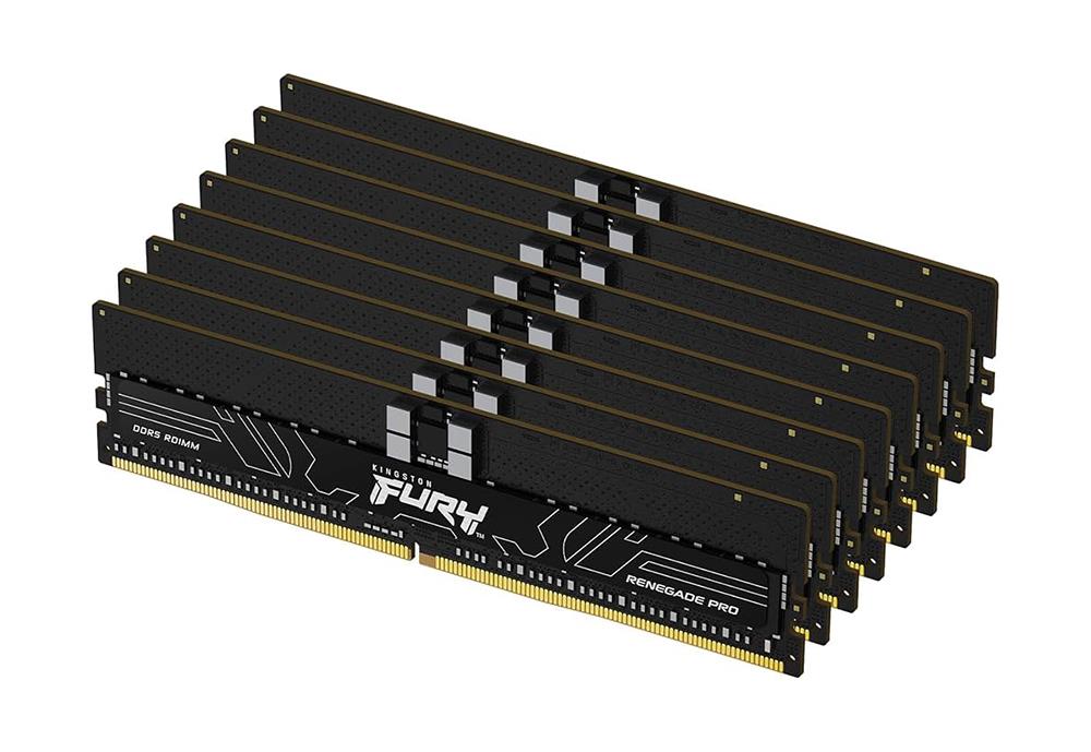 KF560R32RBEK8 ingston FURY Renegade Pro 256GB Kit (8 x 32GB) DDR5-6000MHz PC5-48000 ECC Registered CL32 288-Pin DIMM 1.35V Memory