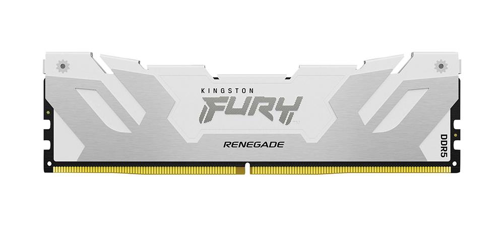 KF564C32RW-16 Kingston FURY Renegade White 16GB PC5-51200 DDR5-6400MHz Non-ECC Unbuffered CL32 288-Pin DIMM 1.4V Single Rank Memory Module