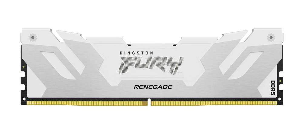 KF572C38RWK2-32 Kingston Fury Renegade White 32GB Kit (2 X 16GB) PC5-57600 DDR5-7200MHz Non-ECC Unbuffered CL38 288-Pin DIMM 1.45V Single Rank Memory Module