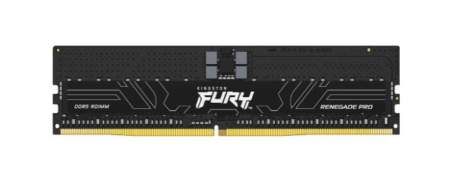 KF64RRB-32 Kingston FURY Renegade Pro 32GB PC5-51200 DDR5-6400MHz ECC Registered CL32 DIMM 288-Pin 1.4V Single Rank Memory Module