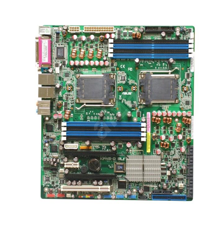 KFN5-DSLI ASUS Socket F Nvidia nForce Professional 3600/3050 Chipset AMD Opteron 2000 Series Processors Support DDR2 8x DIMM 6x SATA 3.0Gb/s SSI EEB Server Motherboard (Refurbished)