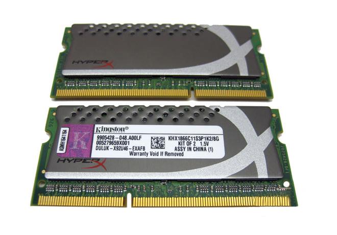 KHX1600C9S3P1K2/8G Kingston HyperX Plug n Play 8GB Kit (2 X 2GB) PC3-12800 DDR3-1600MHz non-ECC Unbuffered CL9 204-Pin SoDimm Memory (Kit of 2)