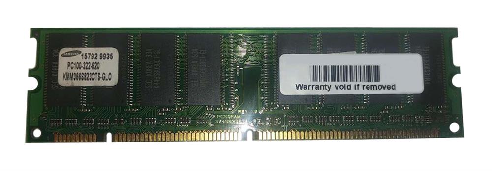 KMM366S823CTS-GL0 Samsung 64MB PC100 100MHz non-ECC Unbuffered CL2 3.3V 168-Pin DIMM Memory Module