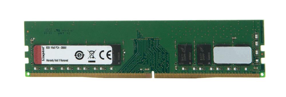 KSM26ES8/8ME Kingston 8GB PC4-21300 DDR4-2666MHz ECC Unbuffered CL19 288-Pin DIMM 1.2V Single Rank Memory Module (Micron E)