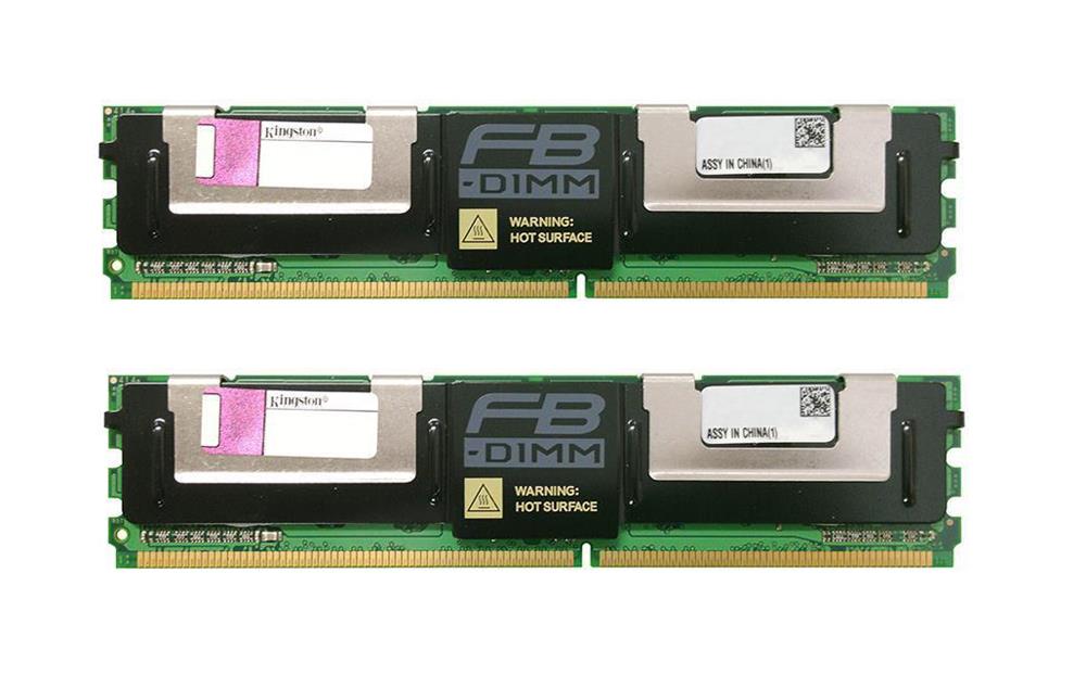 KTA-XE800K2/8G Kingston 8GB Kit (2 X 4GB) PC2-6400 DDR2-800MHz ECC Fully Buffered CL5 240-Pin DIMM for Apple MB092G/A