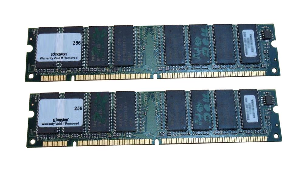 KTC-G2/512(1OF2PCKIT) Kingston 512MB Kit (2 X 256MB) PC133 133MHz ECC Registered CL3 168-Pin DIMM Memory for HP/Compaq