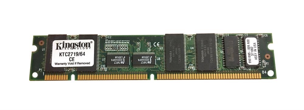 KTC2719/64-CE Kingston 64MB EDO ECC Buffered 50ns 168-Pin 3.3v 16Meg x 72 Memory
