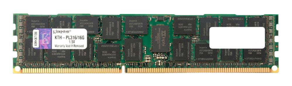 KTH-PL316 Kingston 16GB PC3-12800 DDR3-1600MHz ECC Registered CL11 240-Pin DIMM 1.35V Low Voltage Memory Module