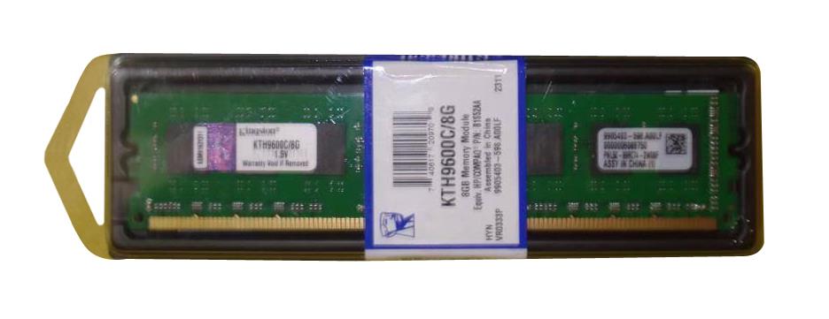 KTH9600C/8G Kingston 8GB PC3-12800 DDR3-1600MHz non-ECC Unbuffered CL11 240-Pin DIMM Memory Module for HP/Compaq B1S52AA
