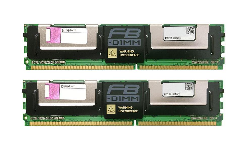 KTL-TSD10K2/16G Kingston 16GB Kit (2 X 8GB) PC2-5300 DDR2-667MHz ECC Fully Buffered CL5 240-Pin DIMM Dual Rank Memory for Lenovo