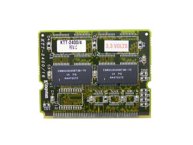 KTT2400/4 Kingston 4MB FastPage non-Parity 70ns DRAM 3.3V Proprietary Module for Toshiba T2400 CS CT 72450 CT T3600 CT PC-PA2019U