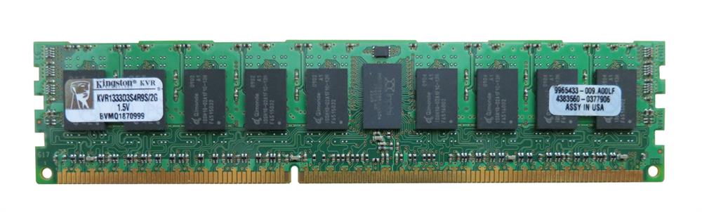 KVR1333D3S4R9S/2G Kingston 2GB PC3-10600 DDR3-1333MHz ECC Registered CL9 240-Pin DIMM Single Rank x4 Memory Module with Thermal Sensor