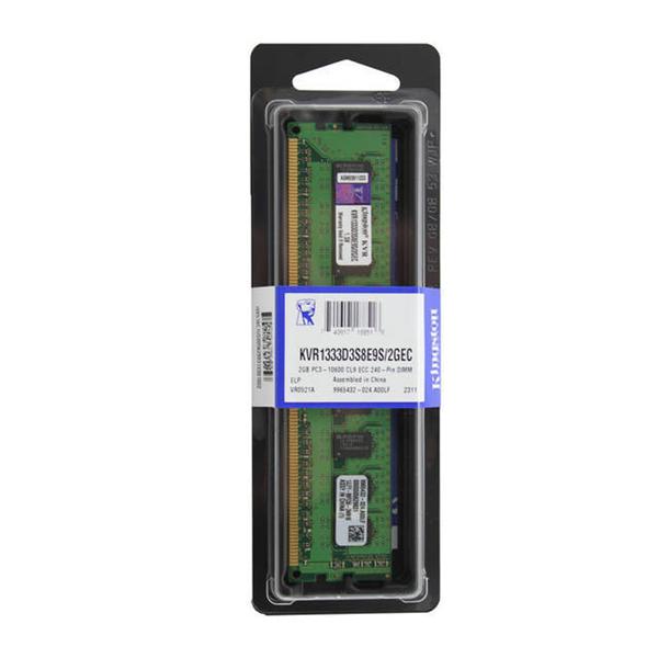 KVR1333D3S8E9S/2GEC Kingston 2GB PC3-10600 DDR3-1333MHz ECC Unbuffered CL9 240-Pin DIMM Single Rank Memory Module with Thermal Sensor (Elpida C)