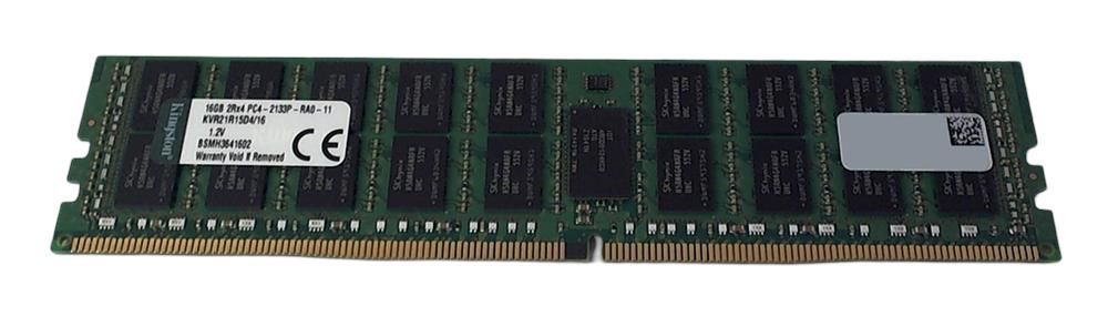 KVR21R15D4/16-B2 Kingston 16GB PC4-17000 DDR4-2133MHz Registered ECC CL15 288-Pin DIMM 1.2V Dual Rank Memory Module