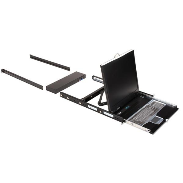 KVT419A-R2 Black Box ServTray Complete 19-Inch 8-Port KVM Switching Module USB and PS/2