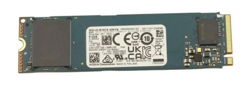 KXG5AZNV512GXG5 Toshiba 512GB PCI Express M.2 2280 Solid State Drive (SSD)
