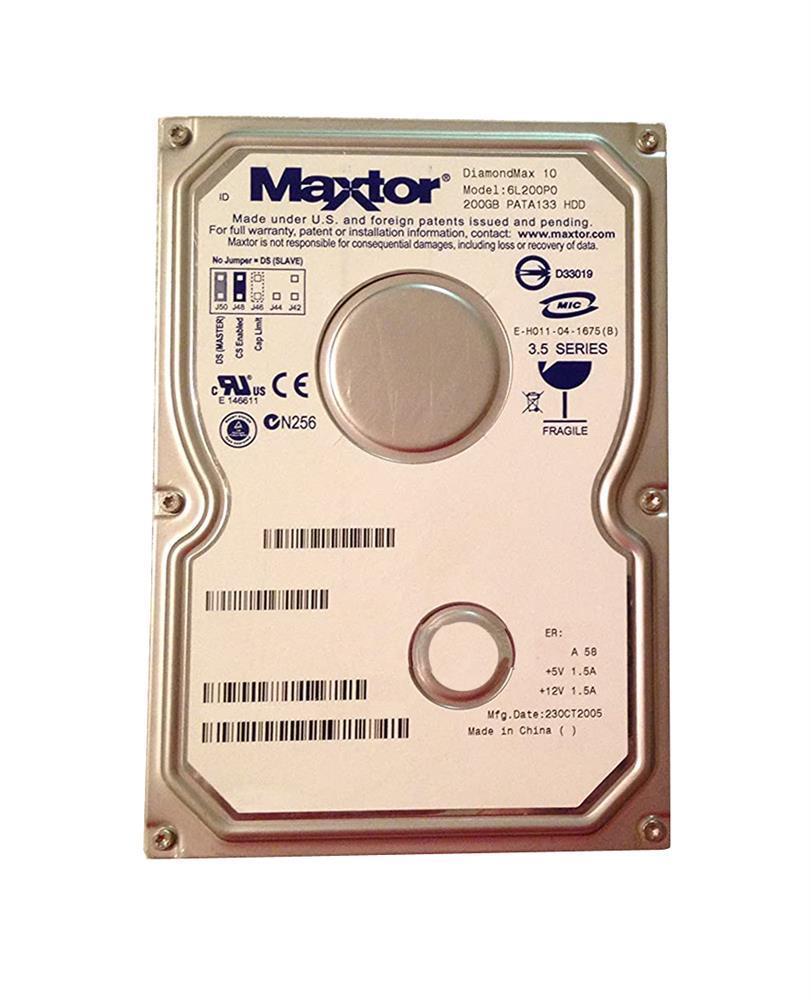 L01P200 Maxtor Ultra Series 200GB 7200RPM ATA-133 8MB Cache 3.5-inch Internal Hard Drive