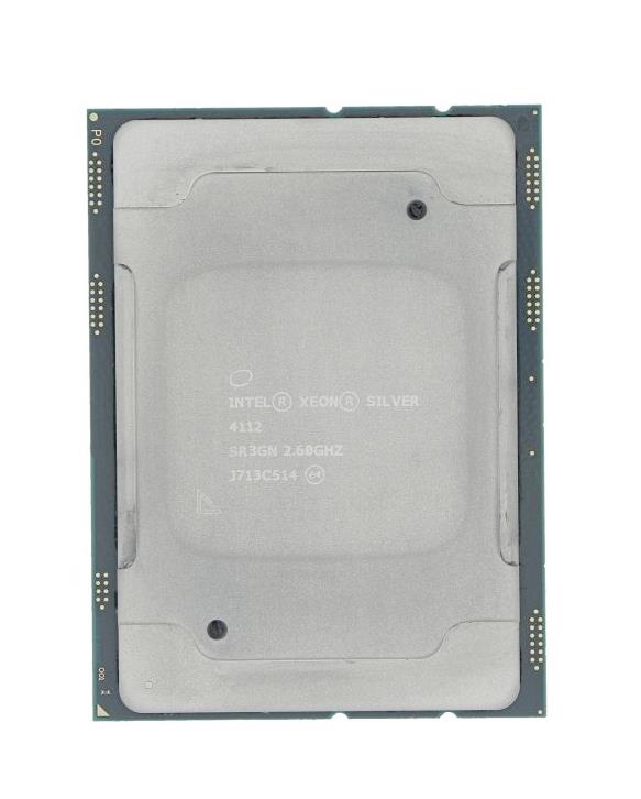 L09256-001 Intel Xeon Silver 4112 Quad-Core 2.60GHz 9.60GT/s UPI 8.25MB L3 Cache Socket LGA3647 Processor
