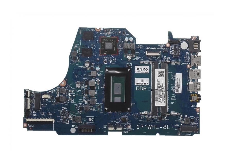 L51796-601 HP System Board (Motherboard) With Intel Core i7-9750H Processors Support for 15-DC1060NR Laptop (Refurbished)