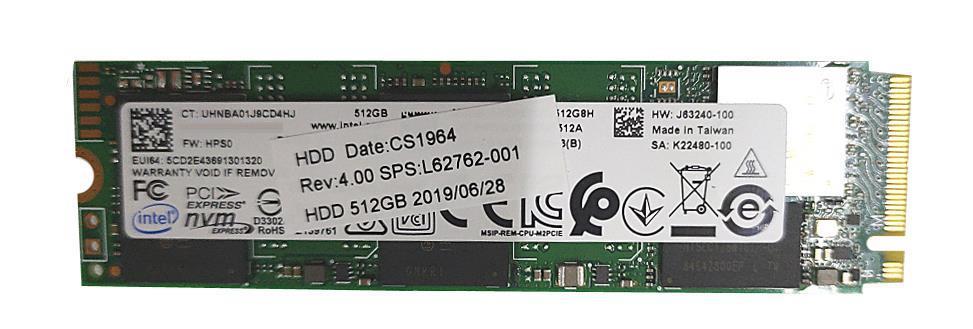 L62762-001-TM Total Micro 512GB PCI Express NVMe M.2 2280 Internal Solid State Drive (SSD) for EliteBook 840 G6 Notebook