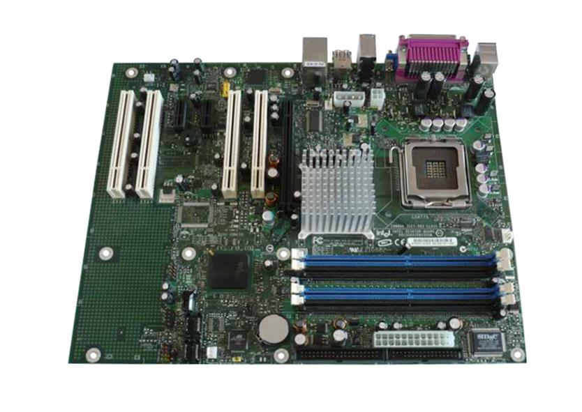 LAD915GAVLX Intel D915GAV Socket LGA 775 Intel 915G Express + ICH6 Chipset Pentium 4/ Pentium 4 Extreme Edition/ Celeron D Processors Support DDR3 4x DIMM 4x SATA 1.50Gb/s ATX Motherboard (Refurbished)