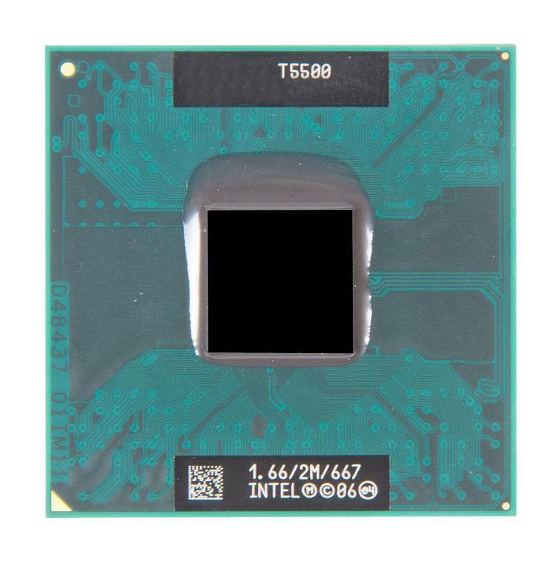 LF80537GF0282M Intel Core 2 Duo T5500 1.66GHz 667MHz FSB 2MB L2 Cache Socket PGA478 Mobile Processor