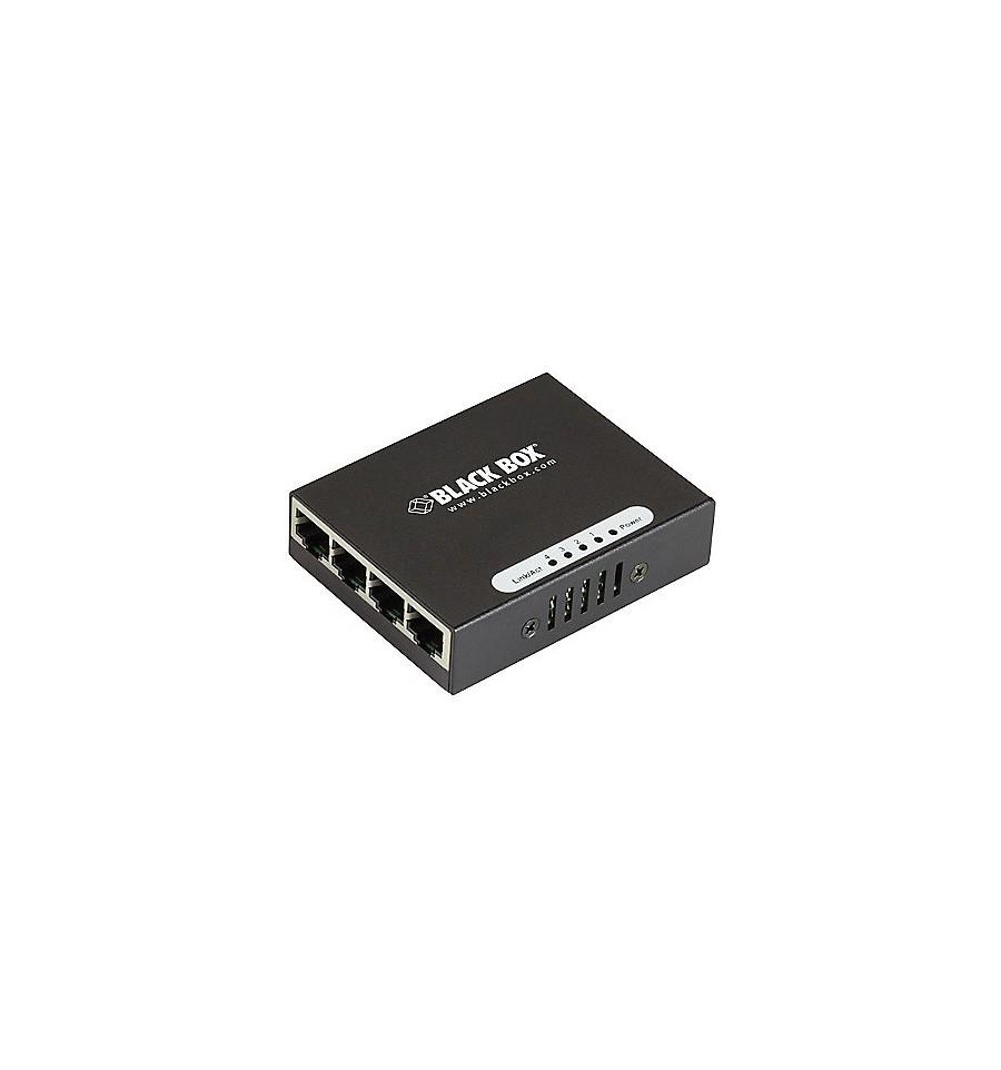 LGB304A Black Box 4-Ports USB-Powered Gigabit Switch (Refurbished)