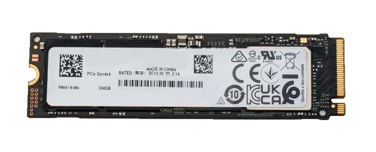 M10394-002 HP PM9A1 512GB TLC PCI Express 4.0 x4 NVMe M.2 288 Internal Solid State Drive (SSD)