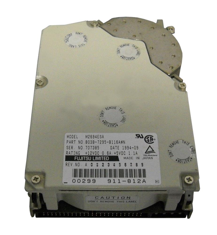 M2694ESA Fujitsu 1.08GB 5400RPM Fast SCSI 50-Pin 128KB Cache 3.5-inch Internal Hard Drive