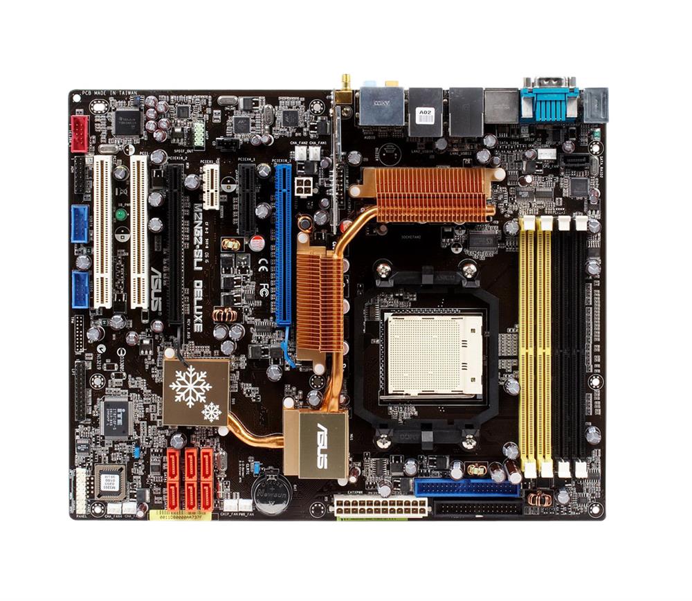 M2N-32SLI ASUS Socket AM2 Nvidia nForce 590 SLI Chipset AMD Athlon 64 FX/ Athlon 64 X2/ Athlon 64/ AMD Sempron Processors Support DDR2 4x DIMM 6x SATA 3.0Gb/s ATX Motherboard (Refurbished)