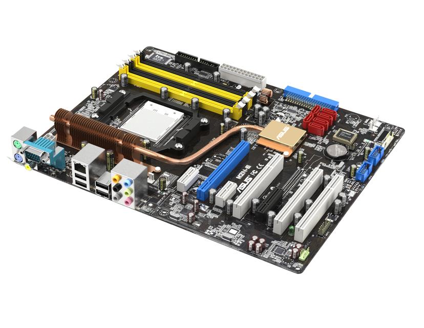 M2N-ESLI ASUS Socket AM2+/AM2 Nvidia GeForce 570 Ultra Chipset AMD Phenom FX/ Phenom/ AMD Athlon 64 X2/ Athlon 64 FX/ AMD Sempron Processors Support DDR2 4x DIMM 6x SATA ATX Motherboard (Refurbished)