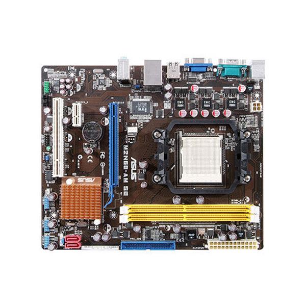 M2N68-AMSE ASUS Socket AM2 Nvidia GeForce 7025/nForce 630a Chipset AMD Phenom II X4/ Phenom II X3/ Phenom X4/ Phenom X3/ AMD Athlon 64 X2/ Athlon 64/ Athlon X2/ AMD Sempron Processors Support DDR2 4x DIMM 2x SATA 3.0Gb/s Micro-ATX Motherboard (Refurbished)
