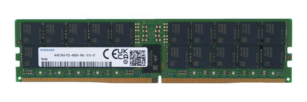 M321R8GA0PB0-CWM Samsung 64GB PC5-44800 DDR5-5600MHz ECC Registered CL46 288-Pin RDIMM 1.1V Dual Rank Memory Module