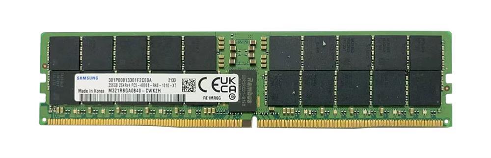 M321RBGA0B40-CWKBH Samsung 256GB PC5-38400 DDR5-4800MHz ECC Registered CL46 288-Pin DIMM 1.1V Octal Rank Memory Module
