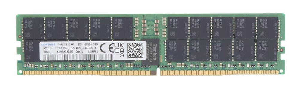 M321RBGA0B40-CWKZJ Samsung 256GB DDR5-4800MHz PC5-38400 ECC Registered RDIMM CL40 8Rx4 1.1V 288-Pin Memory