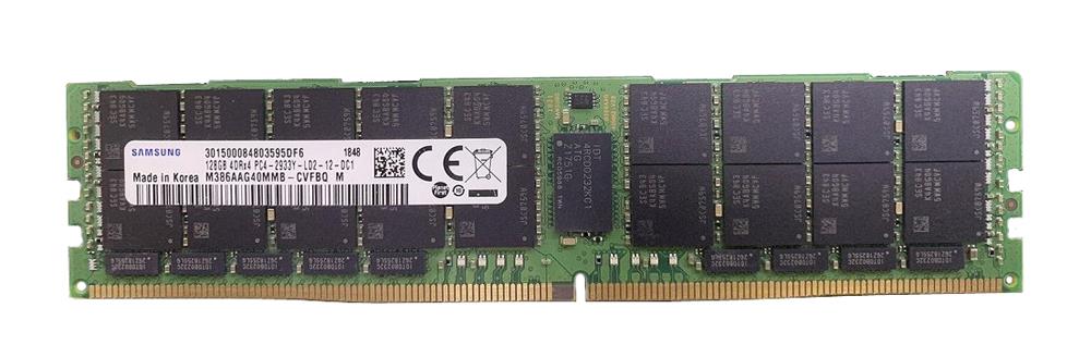 M386AAG40MMB-CVF Samsung 128GB PC4-23400 DDR4-2933MHz Registered ECC CL21 288-Pin Load Reduced DIMM 1.2V Quad Rank Memory Module