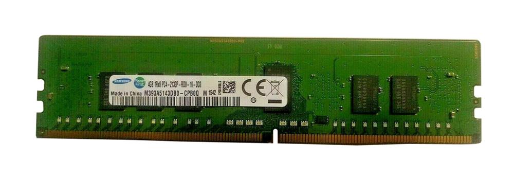 M393A5143DB0-CPB0Q Samsung 4GB PC4-17000 DDR4-2133MHz Registered ECC CL15 288-Pin DIMM 1.2V Single Rank Memory Module