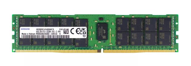 M393A8G40AB2-CWECO Samsung 64GB PC4-25600 DDR4-3200MHz Registered ECC CL22 288-Pin DIMM 1.2V Dual Rank Memory Module