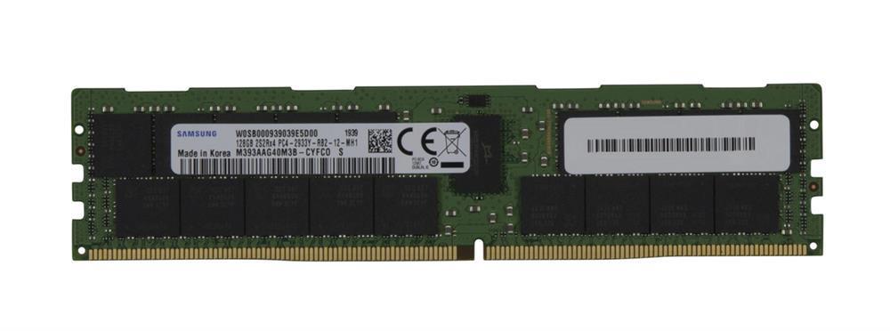 M393AAG40M3B-CYFCO Samsung 128GB PC4-23400 DDR4-2933MHz Registered ECC CL21 288-Pin DIMM 1.2V Quad Rank Memory Module