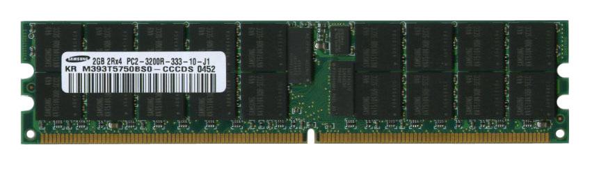 M393T5750BS0-CCCDS Samsung 2GB PC2-3200 DDR2-400MHz ECC Registered CL3 240-Pin DIMM Dual Rank Memory Module