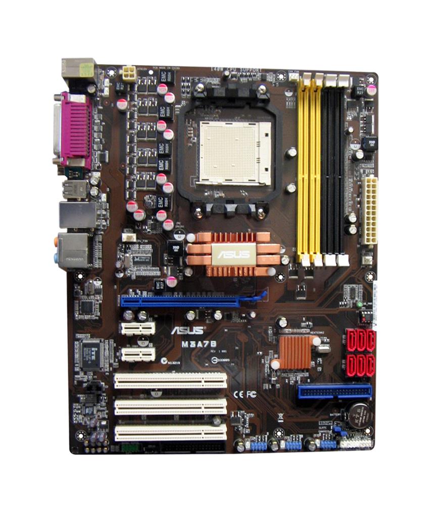 M3A78 ASUS Socket AM2+ AMD 770 + SB700 Chipset AMD Phenom FX/ Phenom/ AMD Athlon/ AMD Sempron Processors Support DDR2 4x DIMM 6x SATA 3.0Gb/s ATX Motherboard (Refurbished)