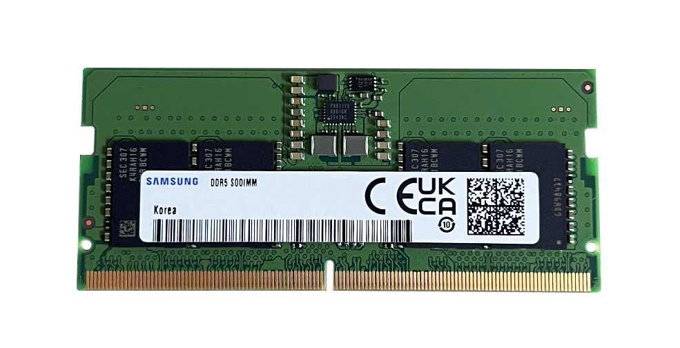 M425R1GB4PB0-CWMOL Samsung 8GB PC5-44800 DDR5-5600MHz Non-ECC Unbuffered CL40 262-Pin SoDIMM 1.1V Single Rank Memory Module
