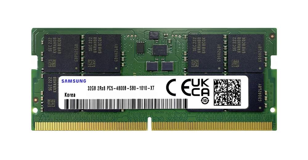 M425R4GA3BB0-CWM Samsung 32GB PC5-44800 DDR5-5600MHz Non-ECC Unbuffered CL46 262-Pin SoDIMM 1.1V Dual Rank Memory Module