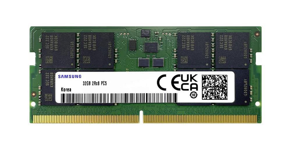 M425R4GA4DB0-CWM Samsung 32GB PC5-44800 DDR5-5600MHz Non-ECC Unbuffered CL46 262-Pin SoDIMM 1.1V Dual Rank Memory Module
