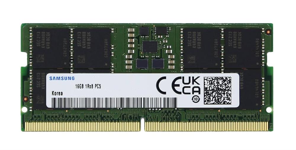 M426R2GA3BB0-CQK Samsung 16GB PC5-38400 DDR5-4800MHz ECC Unbuffered CL40 262-Pin SoDIMM 1.1V Single Rank Memory Module