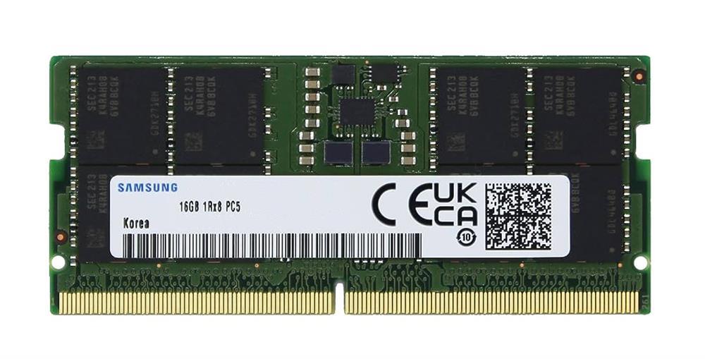 M426R2GA3BB0-CQKOD Samsung 16GB PC5-38400 DDR5-4800MHz ECC Unbuffered CL40 262-Pin SoDIMM 1.1V Single Rank Memory Module
